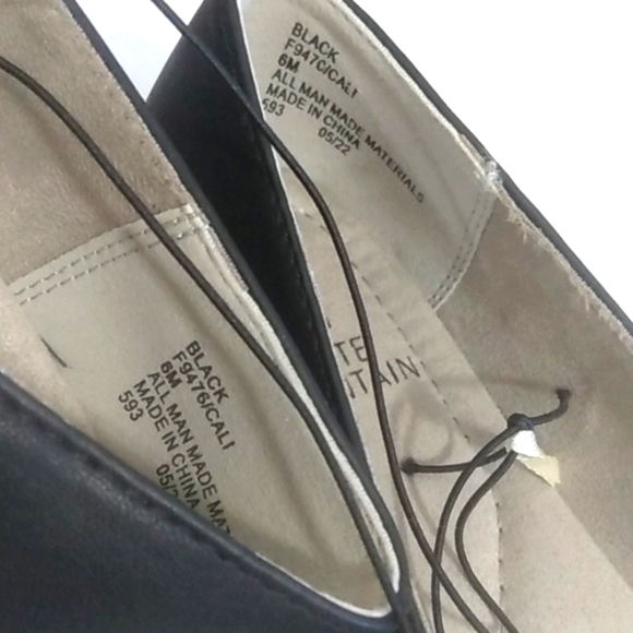 WHITE MOUNTAIN BLACK CALI BALLERINA SLIP-ON FLATS SIZE 6 NWT - Picture 3 of 10